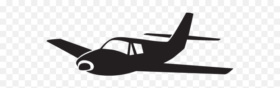 Airplane Silhouette - Small Airplane Clipart Emoji,Plane And Note Emoji