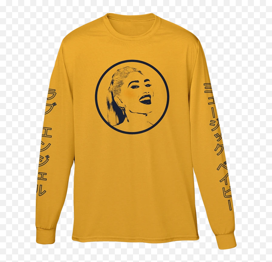 Gwen Gold Long Sleeve Emoji,Lamb Emoticon