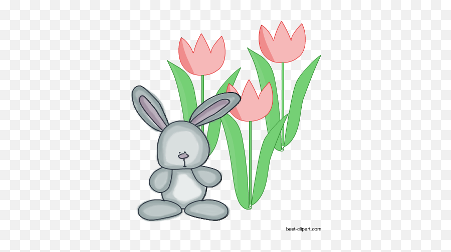 Free Easter Clip Art Easter Bunny Eggs And Chicks Clip Art - Babyshower Clipart Rabbit Tulip Emoji,Easter Bunny Emoji