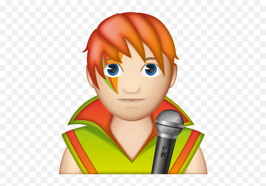 Emoji U2013 The Official Brand Man Singer Fitz 1 - 2 U Cartoon,Rock Out Emoji