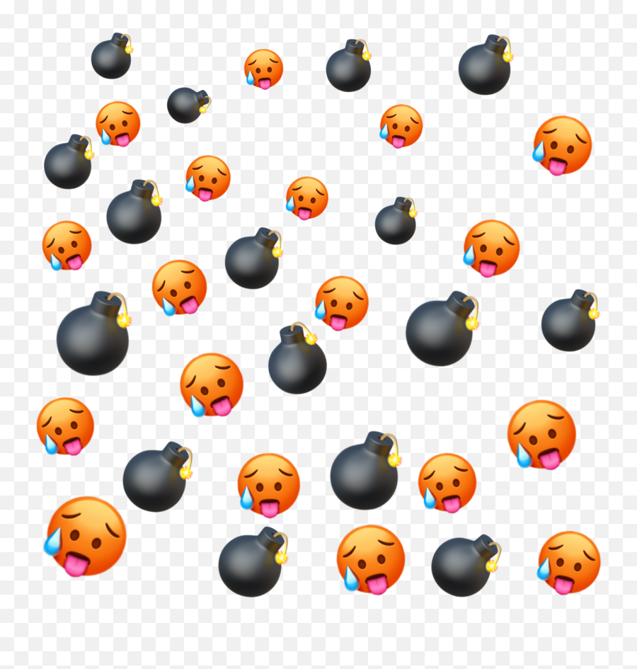 Bomb Hot Sticker - Clip Art Emoji,Emoji Background For Iphone