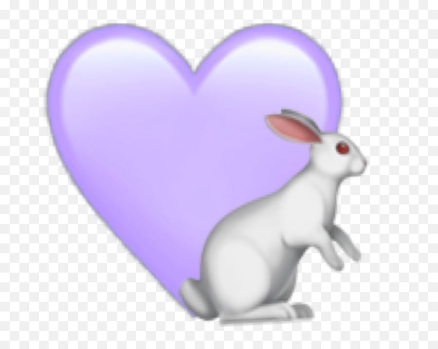 Pastel Purple Emoji Bunny Sticker By Josephine - Girly,Purple Emoji