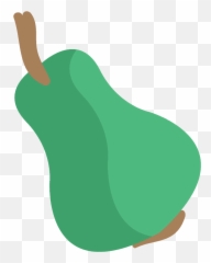 Pear Emoji Clipart - Fresh,Pear Emoji