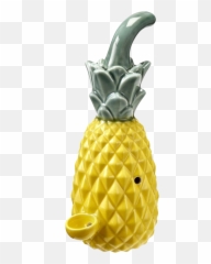 Pineapple Ceramic Hand Pipe - Pineapple Pipe Emoji,Fuming Emoji