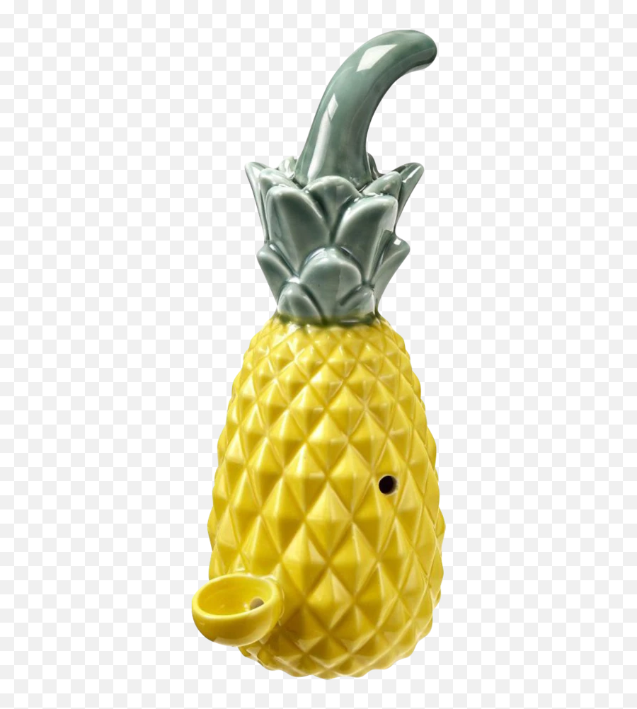 Pineapple Ceramic Hand Pipe - Pineapple Pipe Emoji,Fuming Emoji