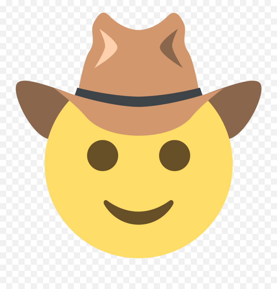 Collection Of Free Cowboys Svg Emoji - Emoji Con Sombrero Vaquero,Cowboy Hat Emoji