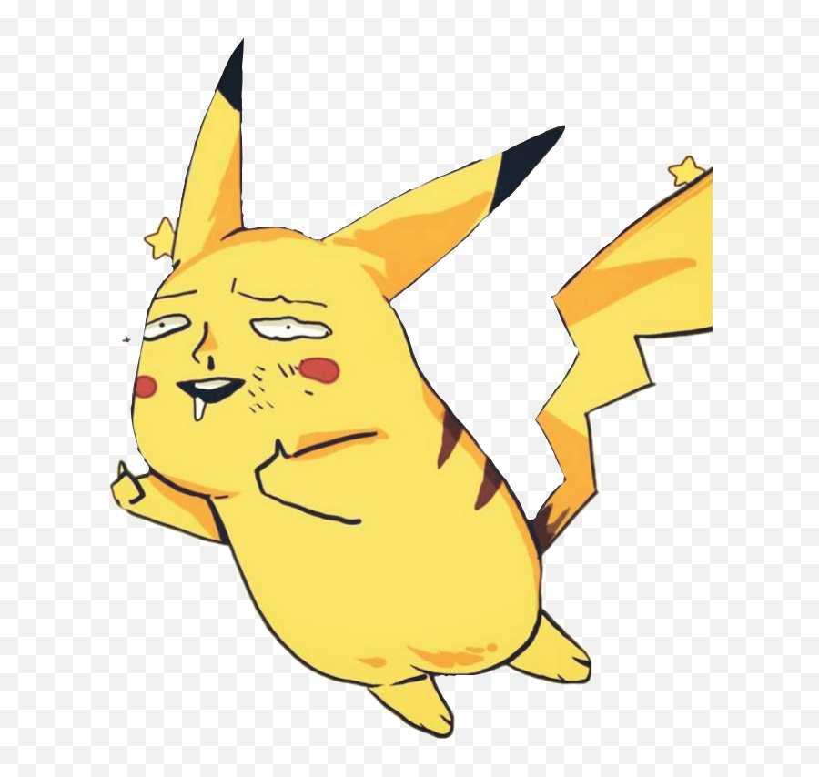 Pokemon Pikachu Meme Derp Sticker By Withinenigma - Eri And Kota Ship Emoji,Thumbs Up Emoji Meme