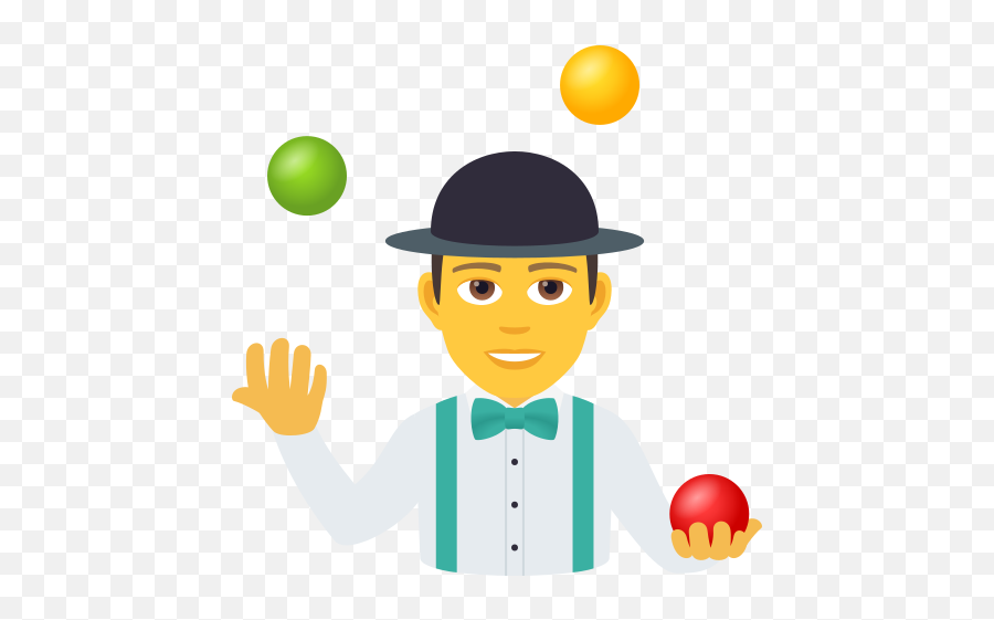 Emoji Mens Juggling - Circus Juggle Gif,Collar Emoji