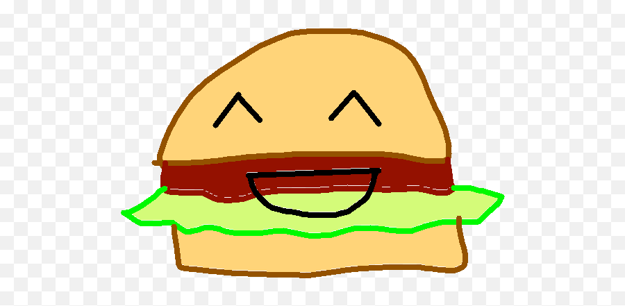 Talking Hamburger 2 - Horizontal Emoji,Duh Emoticons