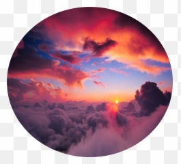 Pretty Sunset Sky Sticker - Clouds Emoji