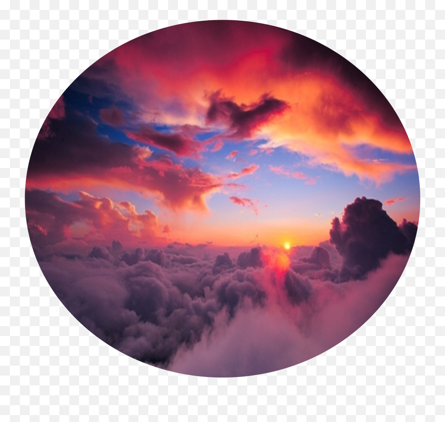 Pretty Sunset Sun Sky Sticker - Clouds Pretty Emoji,Sunset Bird Emoji