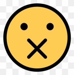 Smiley Face X Crossed Mouth Carry - all Pouch Happy Emoji
