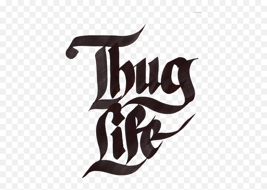 Thug Life Png Transparent Images Glasses Joint Text Chain - Thug Life Word Emoji,Thug Life Emoji