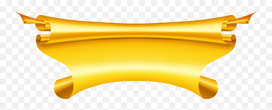 Golden Yellow Ribbon Transparent Png - Vector Ribbon Gold Png Emoji,Ribbon Emojis