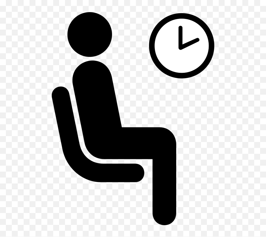 Free Waiting Timer Vectors - Wait Clipart Emoji,Thinking Emoticon Text