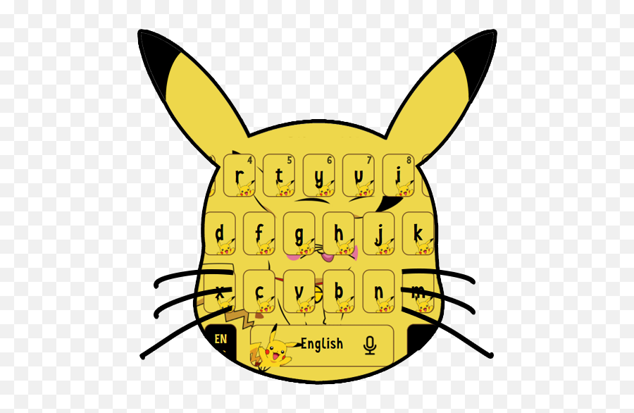 Yellow Cat Keyboard - Cartoon Emoji,Pokemon Emoticons