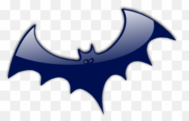 Halloween Bat Vector Clipart Image - Big Bat Clipart Emoji,Girl Magnifying Glass World Emoji