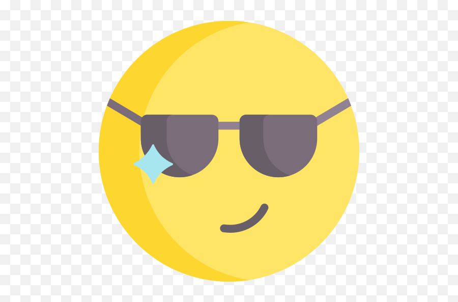 Cool - Smiley Emoji,Shades Emoticon