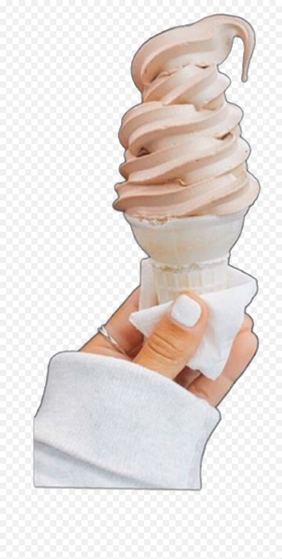 Desert Vanilla Chocolate White Niche - Ice Cream Cone Emoji,Vanilla Emoji