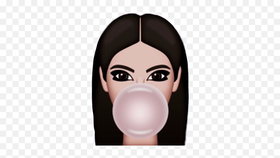 Kimkardashian Kimoji Chewinggum - Kim Kardashian Emoji,Chewing Emoji