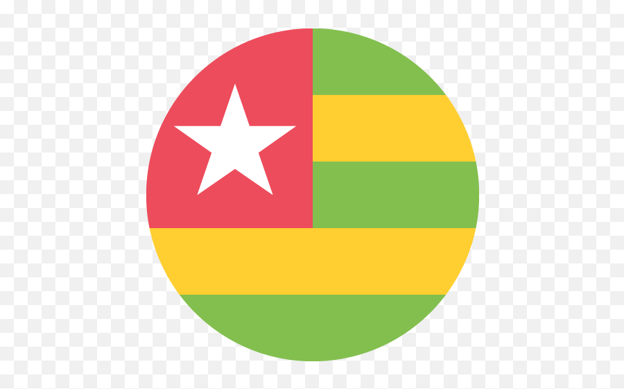 Flag Of Togo Emoji For Facebook Email - Emoji Flag Togo,Togo Flag Emoji