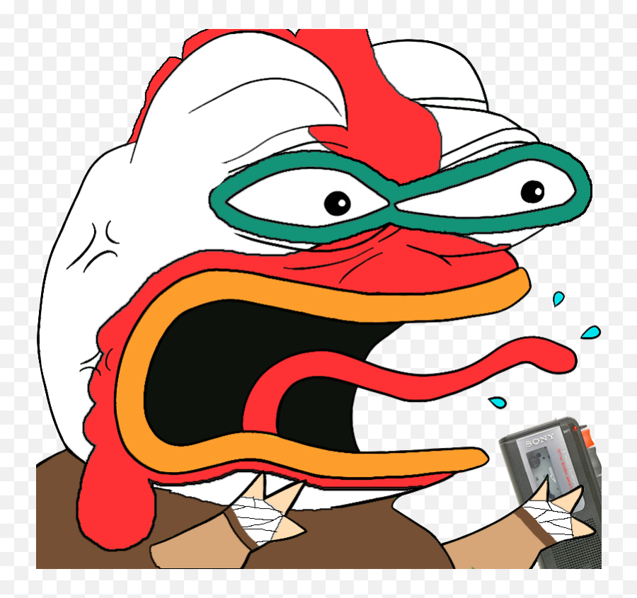 Cop Clipart Angry Picture - Pepe The Frog Emoji,Wojak Emoji