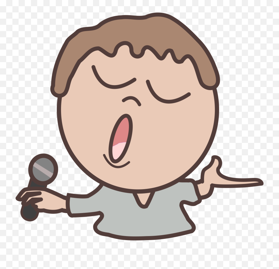 Karaoke Clipart - Karaoke Man Clipart Emoji,Emoji Karaoke