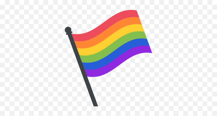 Rainbow Flag Emoji. 