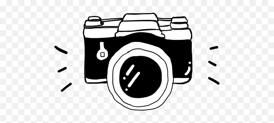 Emoji Camera Blackandwhite Freetoedit Mimi Fte - Camera Black And White,Camera Emoji Png
