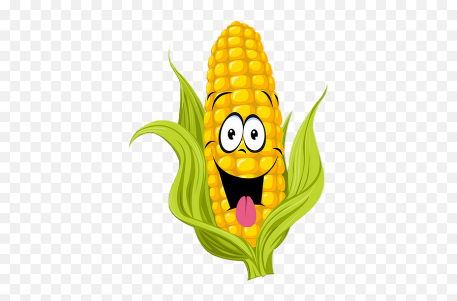 Frutas Y Otros Animados - Corn Cartoon Png Emoji,Emoticon Comiendo
