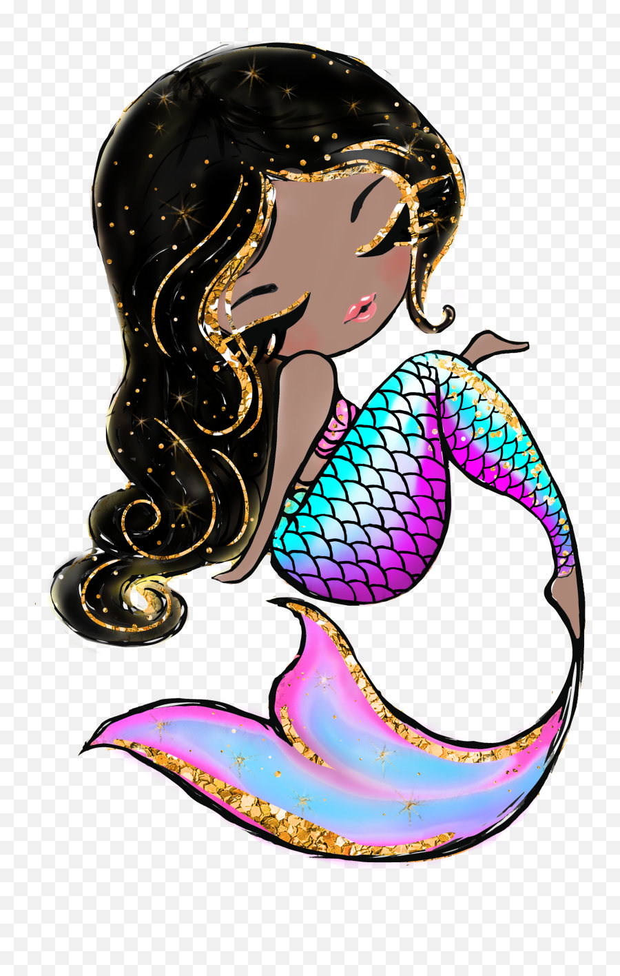 Popular And Trending Mermaid Stickers On Picsart - Illustration Emoji,Mermaid Emoji Iphone