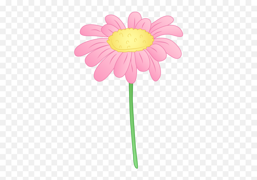 Daisies Clipart Four Flower Picture - Cartoon Flower Free Png Emoji,Flower Emoticons