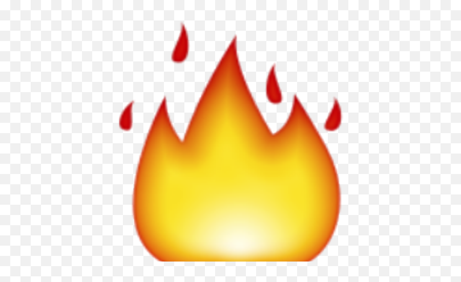 Flame Clipart Fire - Cartoon Fire Emoji,Fire Emoji Transparent Background