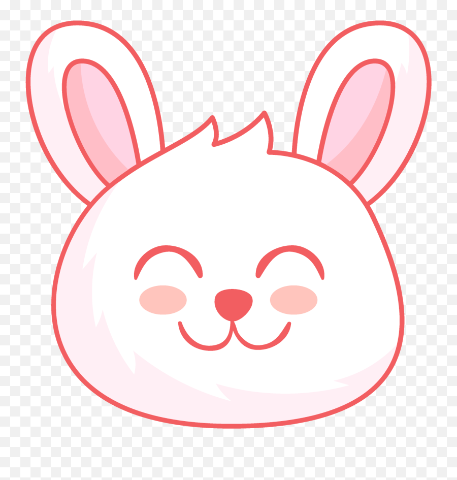 Emoji Emoticonos Bunny Conejo Sonreír Smile - Cartoon,Bunny Ear Emoji