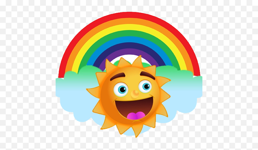Download Free Png Emoticon Gmail Illustration Smiley Emoji - Rainbow Wall Art,Barn Emoji