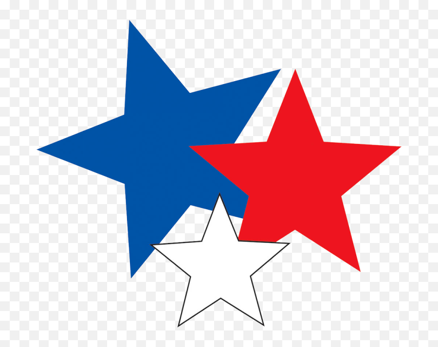 Red Star Clip Art - Blue Star Png Download 750633 Free Red White Blue Stars Emoji,Blue Star Emoji