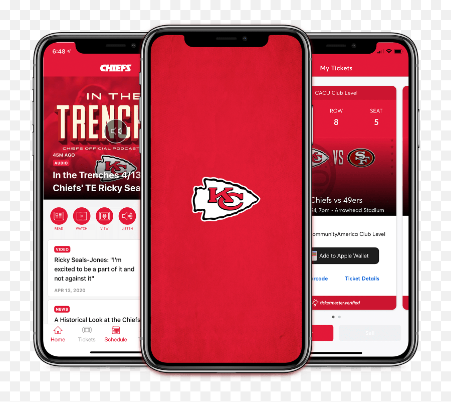 Chiefs Mobile App Kansas City Chiefs - Chiefscom Mobile Phone Case Emoji,Nfl Emoji For Iphone