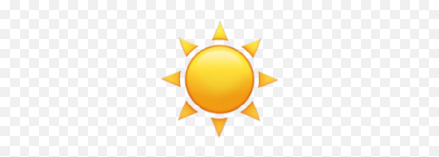 Sun Sunemoji Emoji Iphone Iphoneemoji Iphonesunemoji - Transparent Background Sun Emoji,Sun Emoji