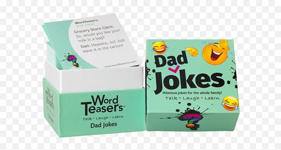 Gifts For Teens U0026 Kids Karma Kiss - Word Teasers Dad Jokes Emoji,Milk Carton Emoji