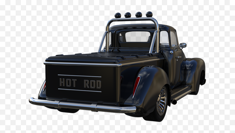 Hotrod Truck Black Lights - Ford Emoji,Pickup Truck Emoji