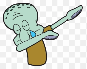 Dab Is Dead - Squid Transparent Emoji