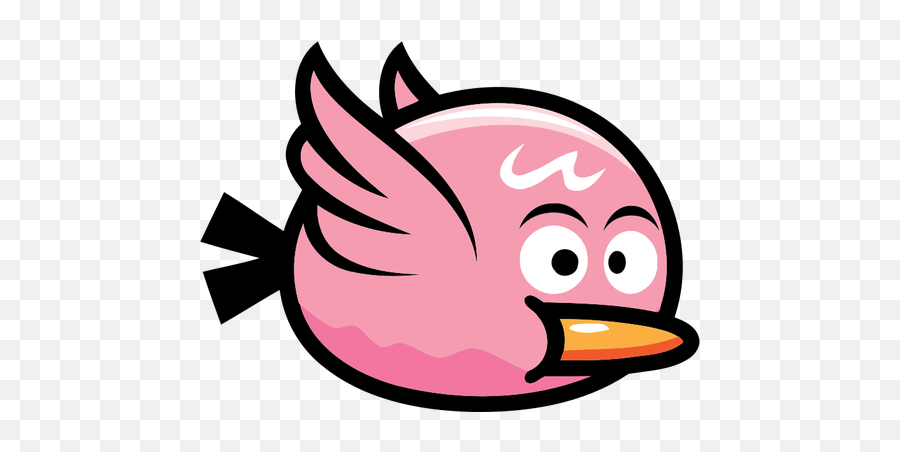 Pink Bird - Flappy Bird Png Emoji,Pink Flamingo Emoji
