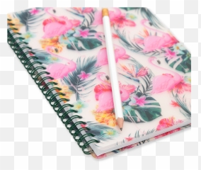 Flamingo Palm Springs A5 Poly Notebook - Sketch Pad Emoji,Find The Emoji The Notebook