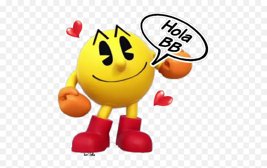 Pac Man Stickers For Whatsapp - Pac Man Smash Bros Emoji,Hola Emoji