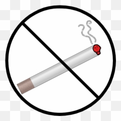 No Smoking Sign With Skull Vector Clip - Aperture Science Old Logo Emoji,Cigar Smoking Emoji