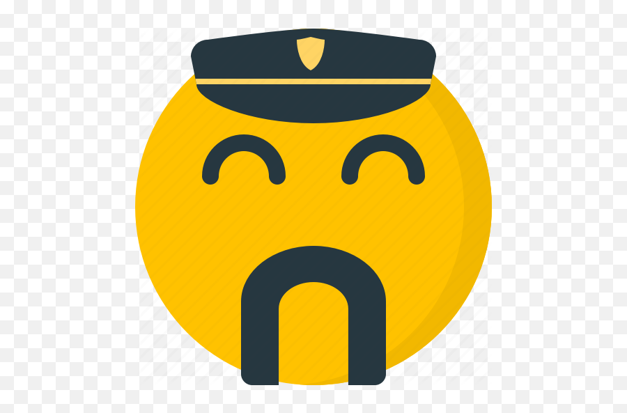 Emoticons Color Set - Smiley Gay Emoji,Cop Emoji