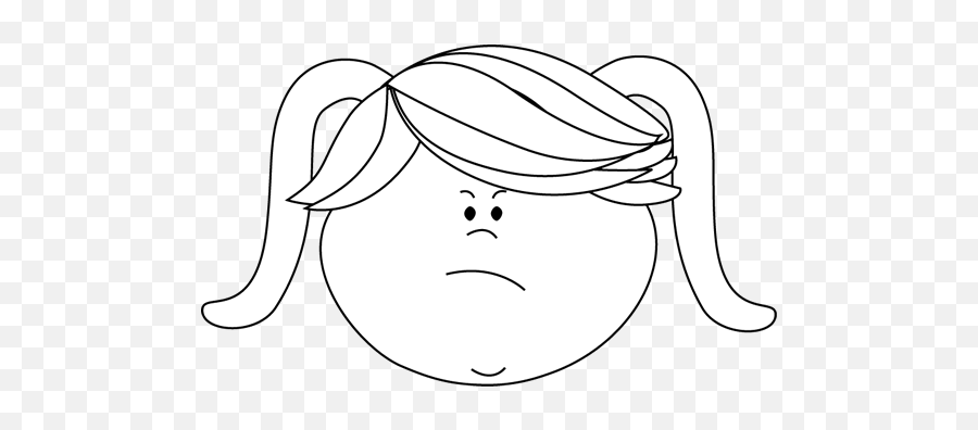 Annoyed Face Mad Face Clip Art Black - Angry Face Clipart Black And White Emoji,Angry Emoji Black And White