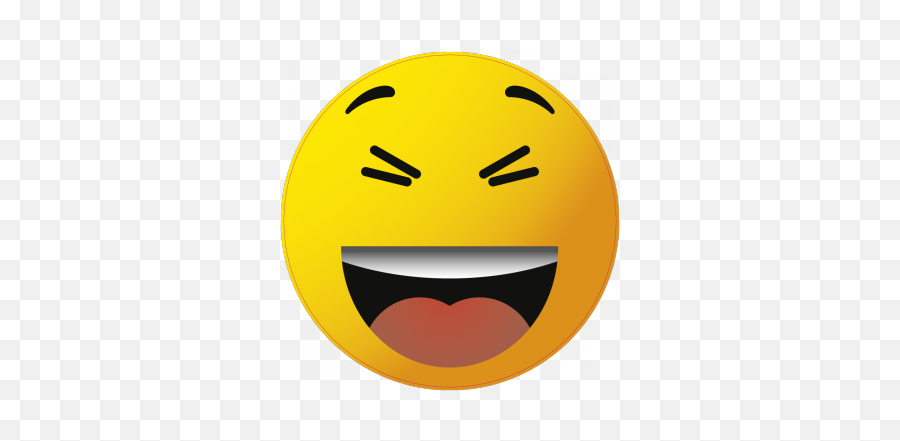 Smiley Mort De Rire Clipart - Onomatopeya Con Ja Ja Emoji,Emoji Qui