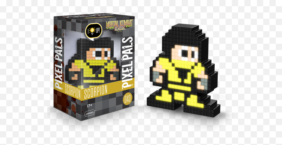 Pdp Pixel Pals Mortal Kombat Scorpion - Mortal Kombat Pixel Pals Emoji,Forklift Emoji