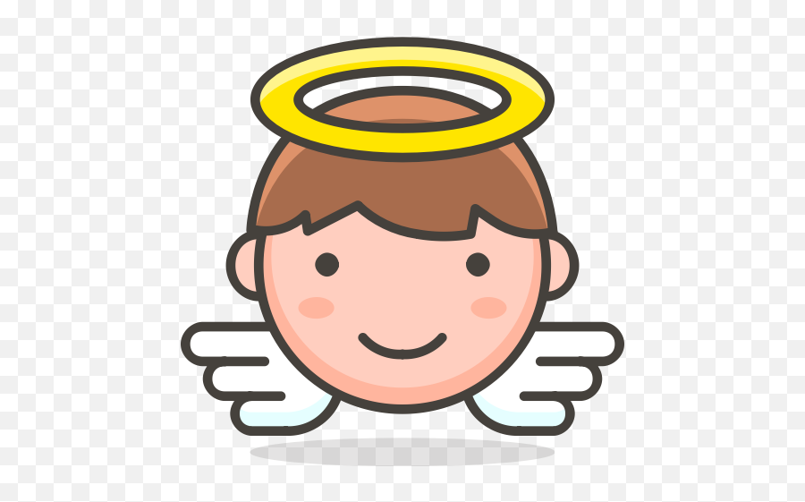 Angel Icon Png At Getdrawings - Angel Face Clip Art Emoji,Emoji Angel Money